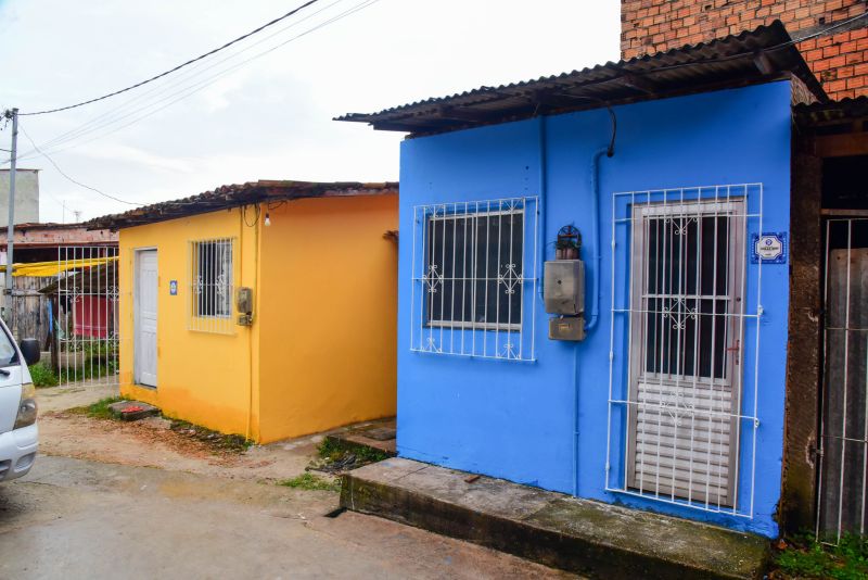 Entrega de Casas Reformadas pelo Programa Morar Bem, na Comunidade Pedreirinha no Bairro da Guanabara