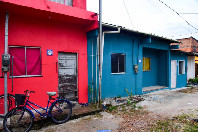 Entrega de Casas Reformadas pelo Programa Morar Bem, na Comunidade Pedreirinha no Bairro da Guanabara