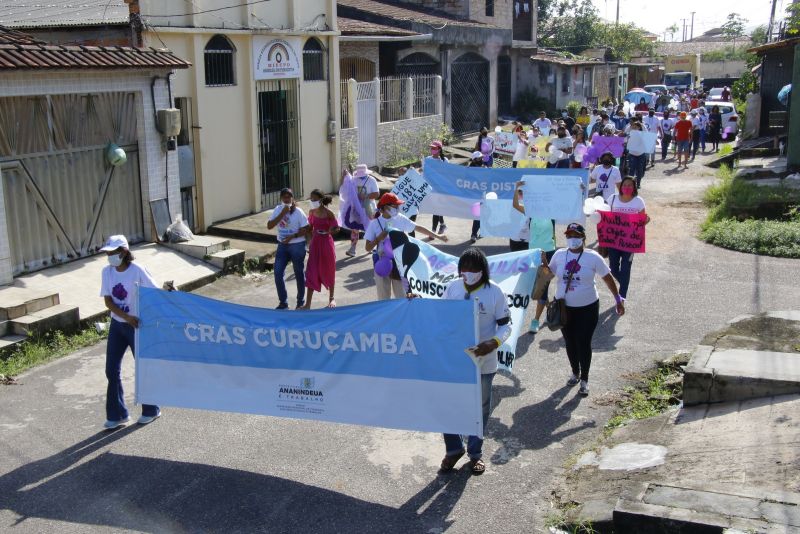 Caminhada do Agosto Lilás no Curuçambá