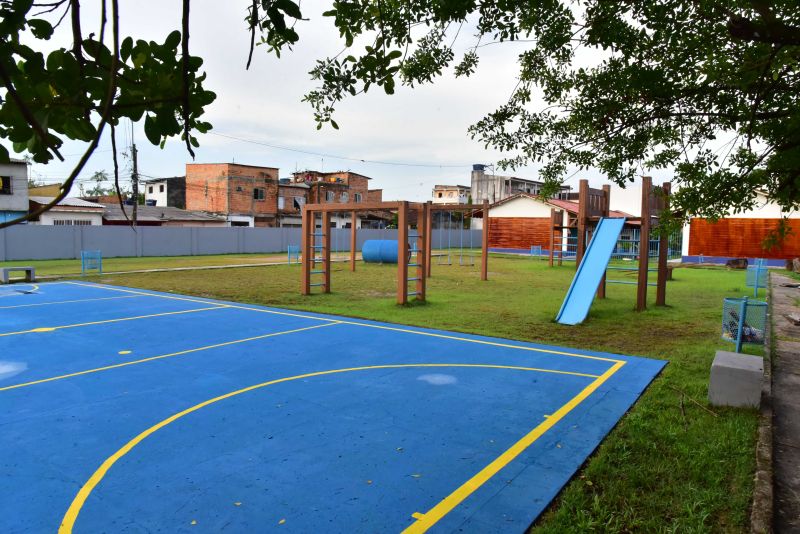 Obras finalizadas na Escola Raimunda Pinto no bairro do 40 Horas