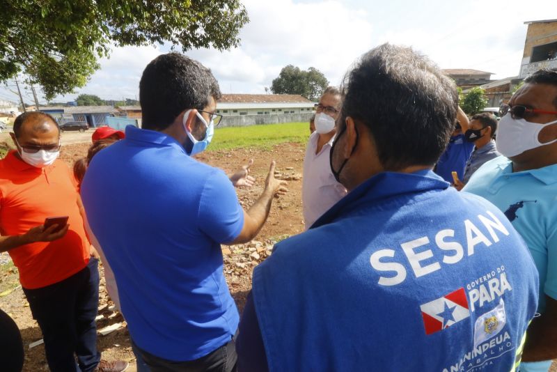 Assinatura da ordem de serviço de construção da nova Praça Pública no bairro Do Icui