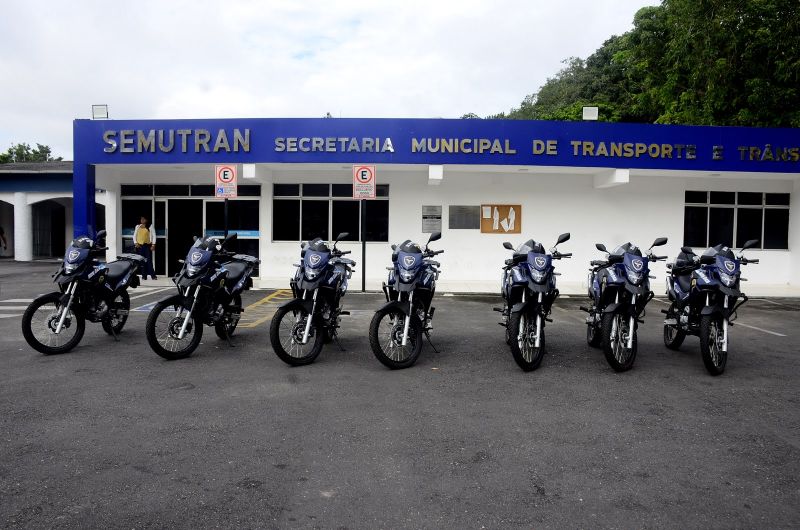 Ato de entrega de motos destinadas ao Motopatrulhamento da Guarda Civil Municipal de Ananindeua