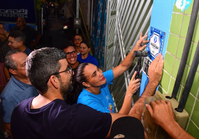 Entrega de casas do Programa Morar Bem no bairro Guanabara na passagem Emília Ribeiro N°1046, Guanabara