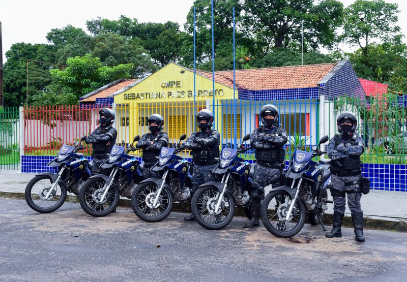 Reunião com os Pais, Professores, Guarda Civil Municipal e Polícia Militar na CMREI Sebastiana Paes Barreto