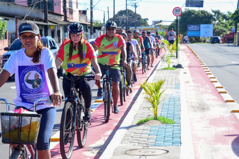 Inauguração da nova avenida Milton Taveira, no bairro Guajará