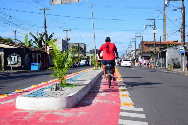 Inauguração da nova avenida Milton Taveira, no bairro Guajará