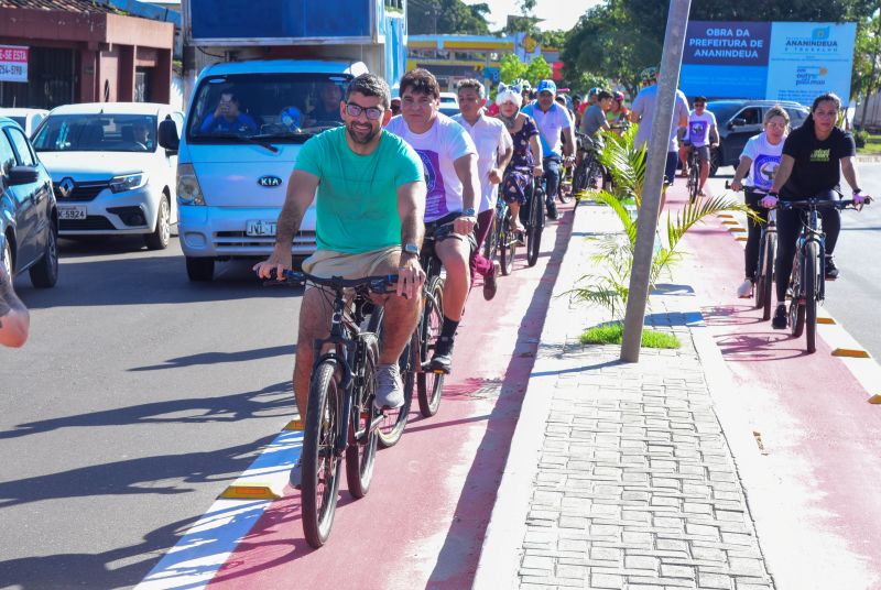 Inauguração da nova avenida Milton Taveira, no bairro Guajará