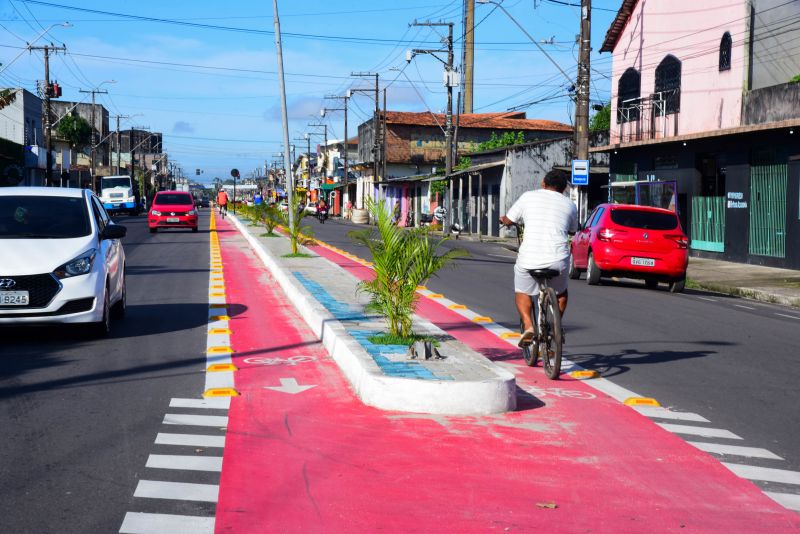 Inauguração da nova avenida Milton Taveira, no bairro Guajará