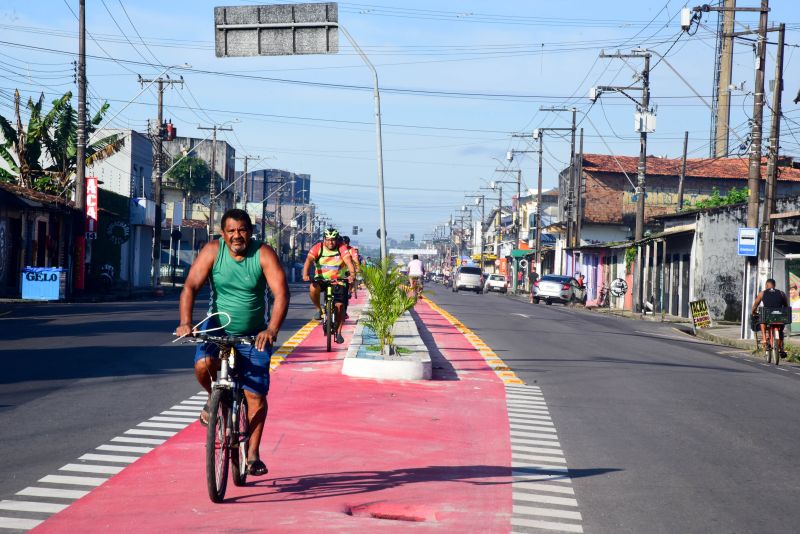 Inauguração da nova avenida Milton Taveira, no bairro Guajará