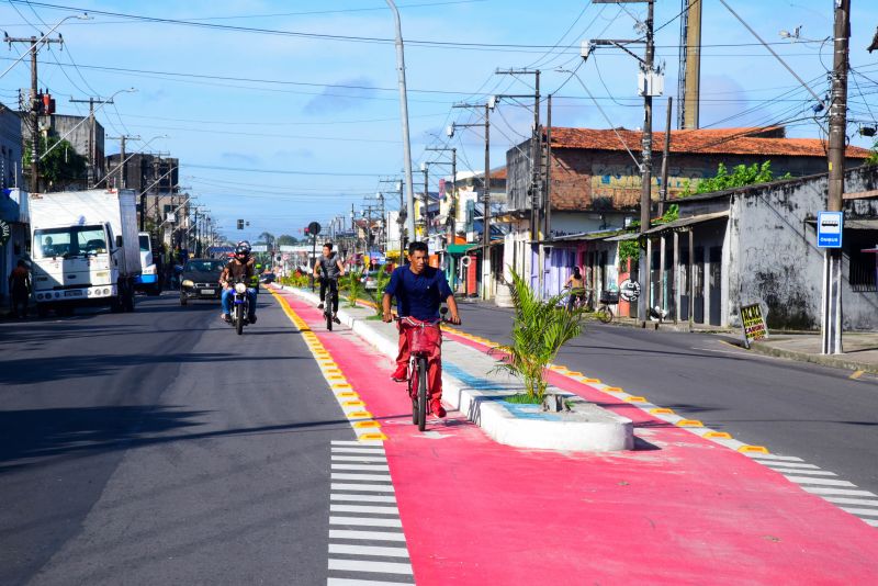 Inauguração da nova avenida Milton Taveira, no bairro Guajará