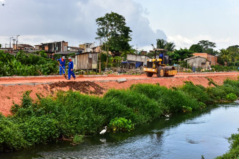 Visita as Obras em Andamento do Canal Maguariaçu