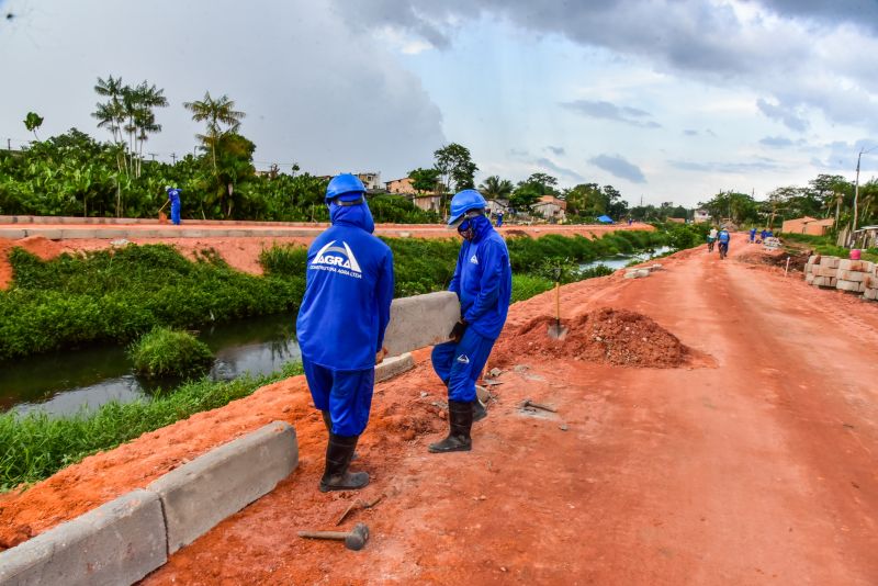 Visita as Obras em Andamento do Canal Maguariaçu