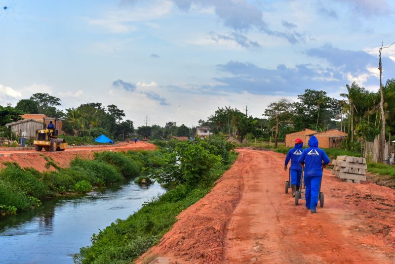 Visita as Obras em Andamento do Canal Maguariaçu