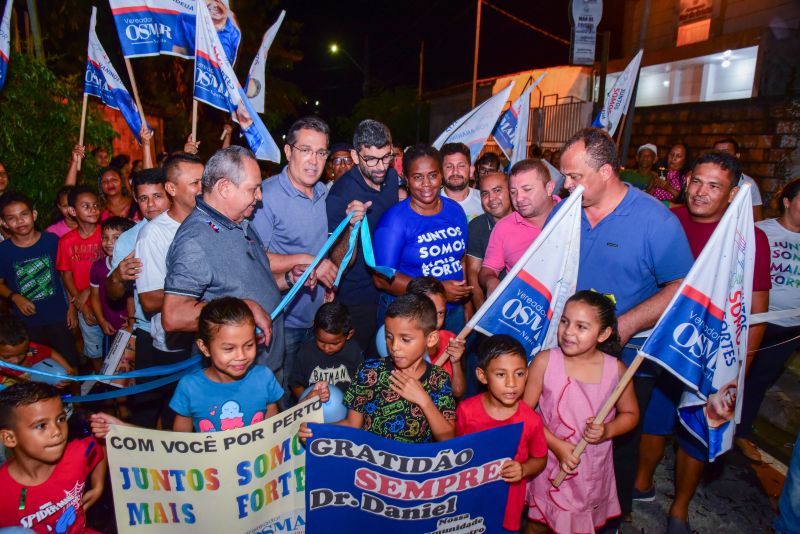 Inauguração Asfáltica da Alameda Primeiro De Maio no Bairro de Águas Brancas