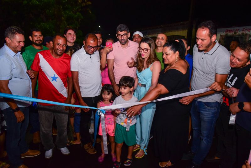 Inauguração de 11 Ruas Totalmente Pavimentadas, Sinalização Horizontal e Vertical e com Iluminação em Led no Park Daniel Reis no bairro do Curuçambá