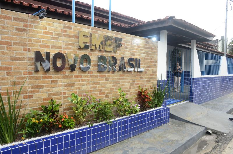 Inauguração da 47ª Unidade de Educação EMEF Novo Brasil Totalmente Revitalizada