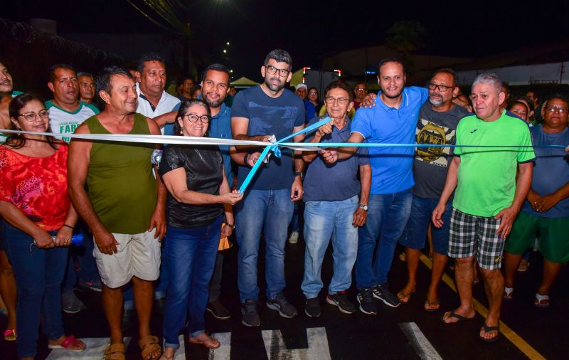 Inauguração Asfáltica com Sinalização Horizontal e Vertical, e com Iluminação em Led da rua Vera Cruz