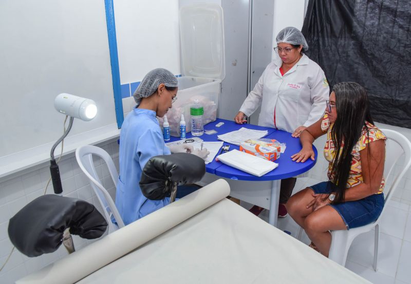 Corujão da Saúde na escola Lúcia Wanderley no bairro Guanabara