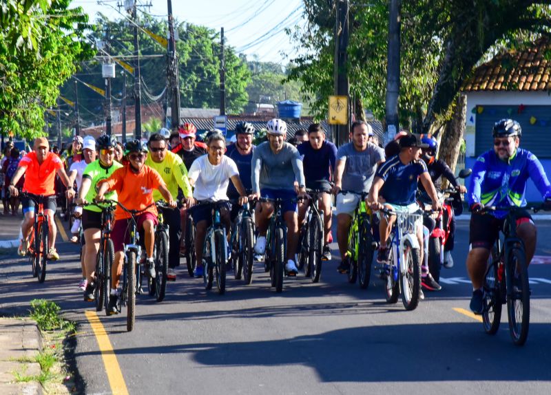 Inauguração da nova estrada do Icuí Guajará