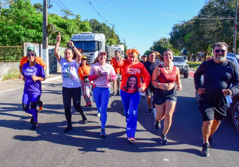 Inauguração da nova estrada do Icuí Guajará