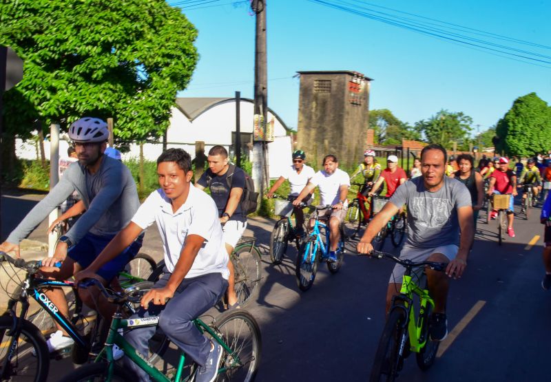 Inauguração da nova estrada do Icuí Guajará