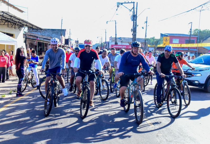 Inauguração da nova estrada do Icuí Guajará