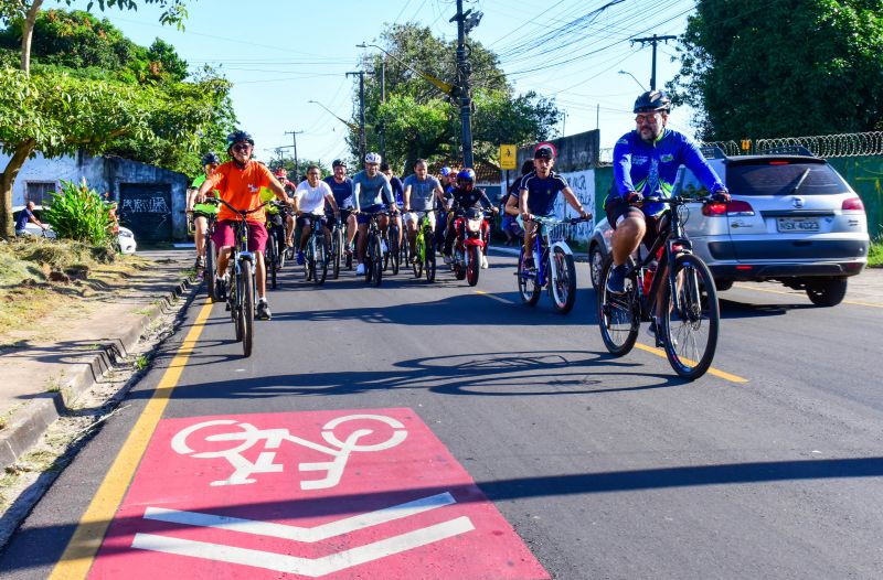 Inauguração da nova estrada do Icuí Guajará