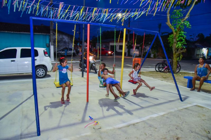 Inauguração da praça Ananin no residencial Ananin no bairro Águas Brancas