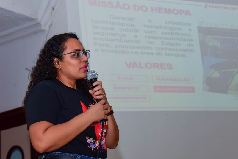 Projeto ação junho vermelho dia da sensibilização da importância à Doação de Sangue