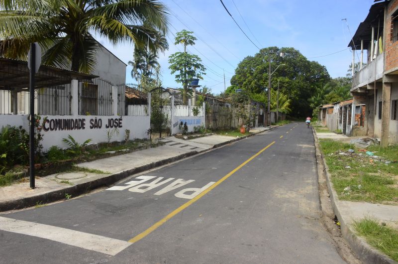 Inauguração das ruas do parque Daniel Reis no Curuçambá