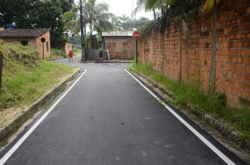 Inauguração das ruas do parque Daniel Reis no Curuçambá