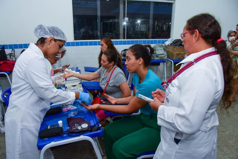 Corujão Da Saúde Na EMEF Cândida Santos de Souza no Distrito Industrial