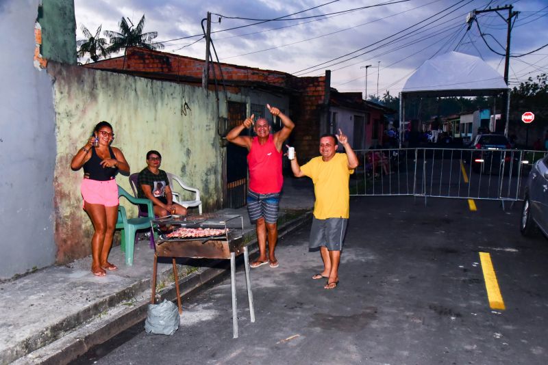 Inauguração das ruas parque Florestal no bairro Icuí Guajará