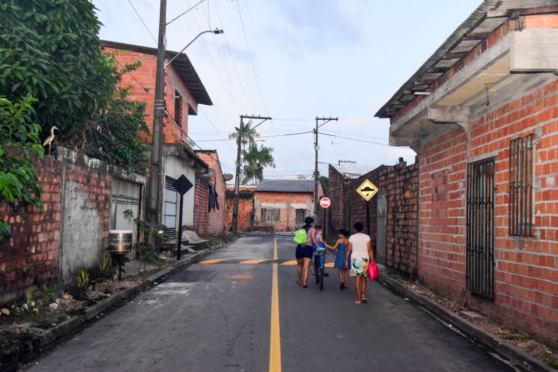 Inauguração das ruas parque Florestal no bairro Icuí Guajará