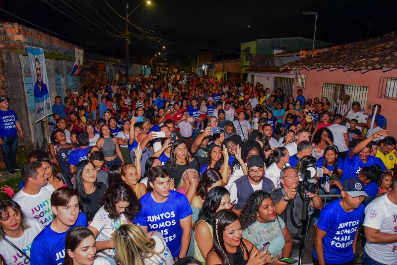 Inauguração das ruas parque Florestal no bairro Icuí Guajará