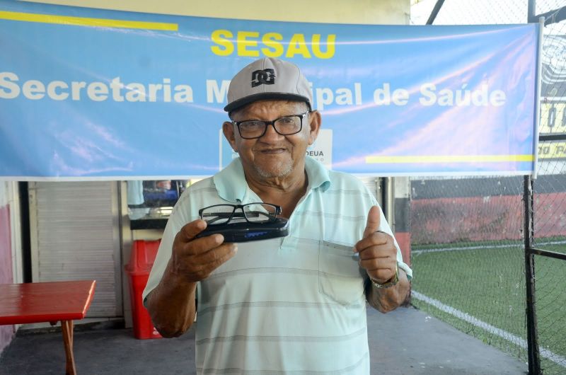 Entrega de Óculos para pacientes atendidos no Corujão da Saúde na comunidade do Aurá