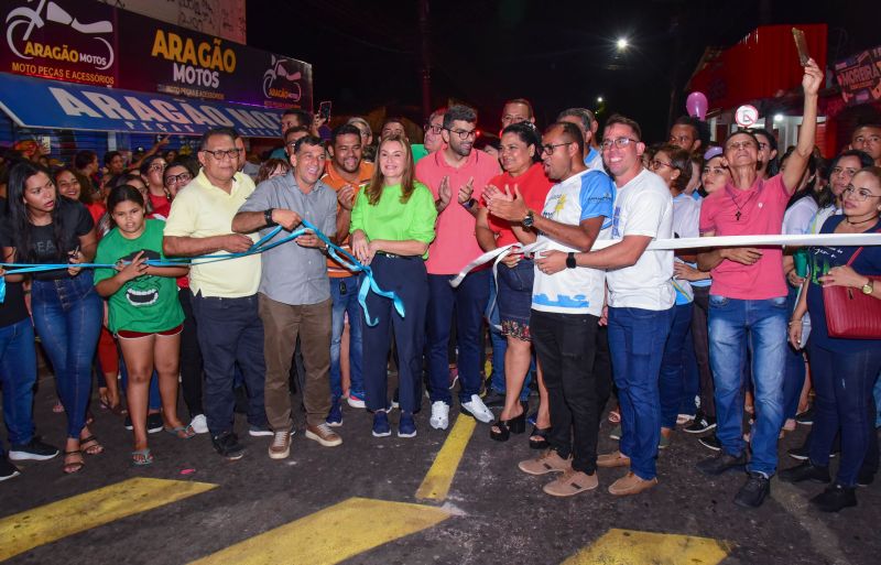 Inauguração da nova estrada do Curuçambá