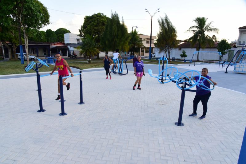 Inauguração da Praça do Idoso na Cidade Nova I