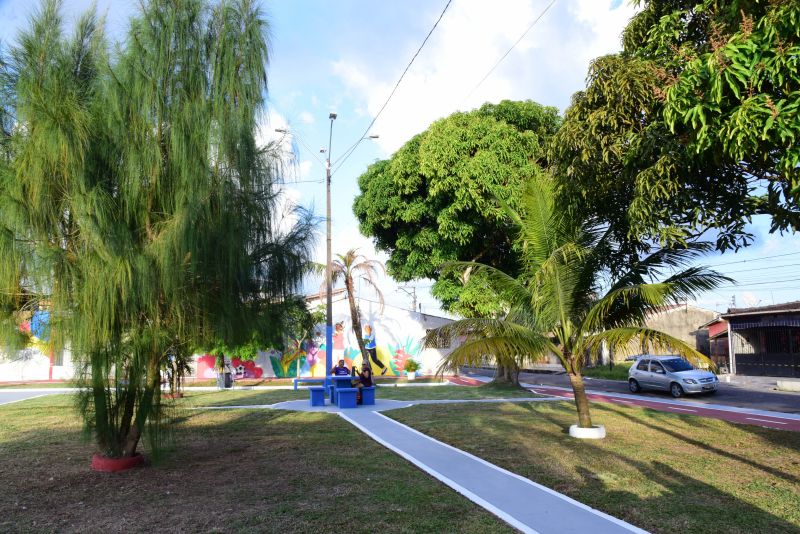 Inauguração da Praça do Idoso na Cidade Nova I