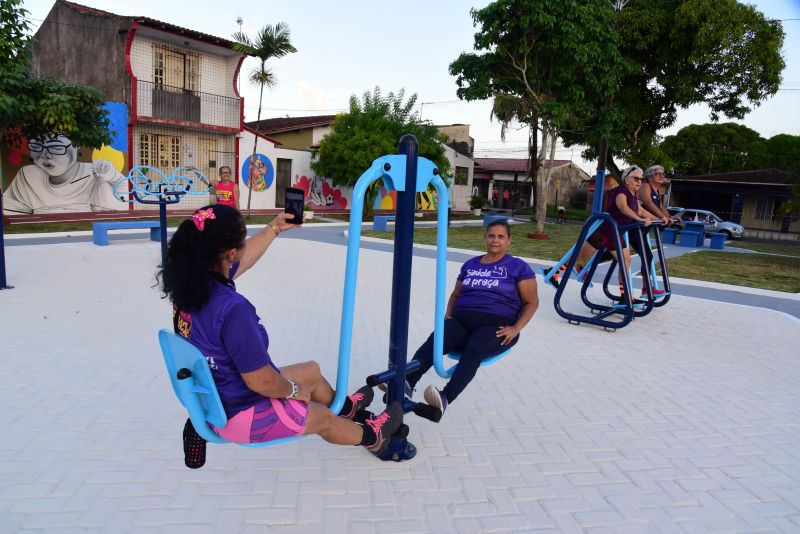 Inauguração da Praça do Idoso na Cidade Nova I