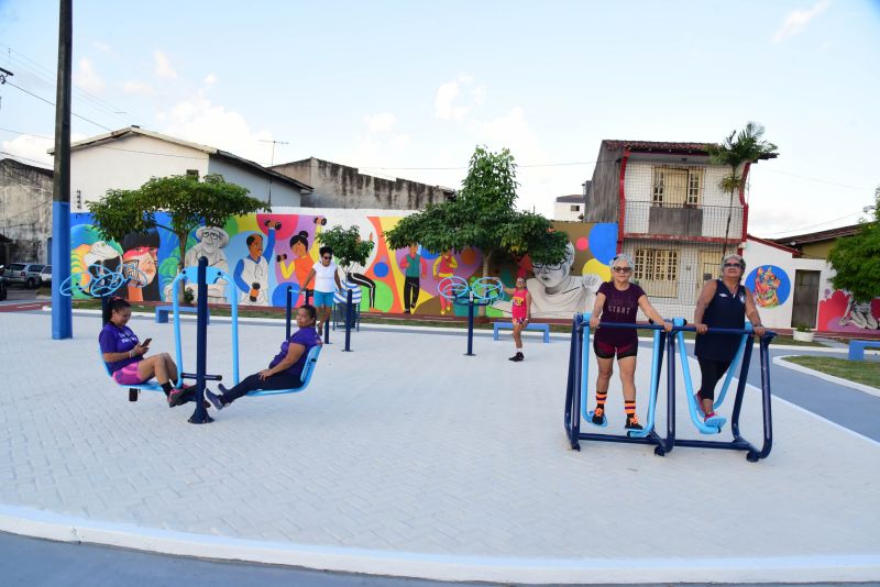 Inauguração da Praça do Idoso na Cidade Nova I