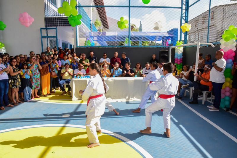 Inauguração da 48° Unidade de Educação EMEF Novo Tauari no Icuí Guajará