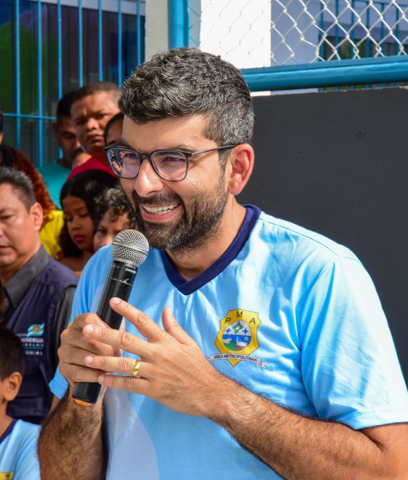 Inauguração da 48° Unidade de Educação EMEF Novo Tauari no Icuí Guajará