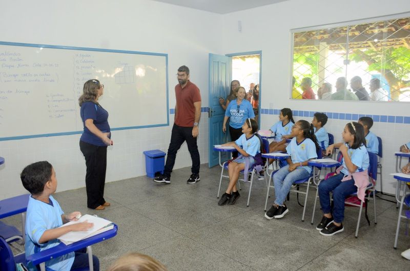 Inauguração da 49° Unidade de Educação EMEF Heliolândia no Distrito Industrial