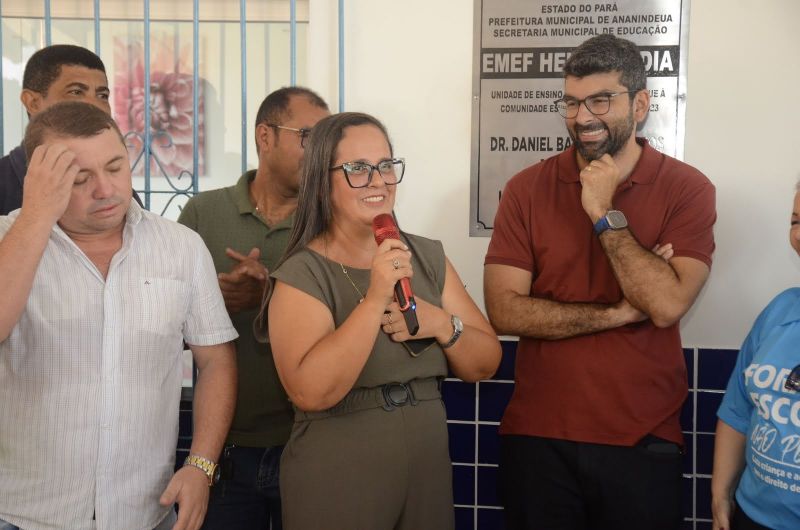 Inauguração da 49° Unidade de Educação EMEF Heliolândia no Distrito Industrial