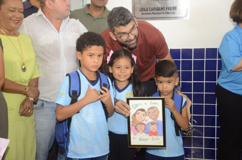 Inauguração da 49° Unidade de Educação EMEF Heliolândia no Distrito Industrial