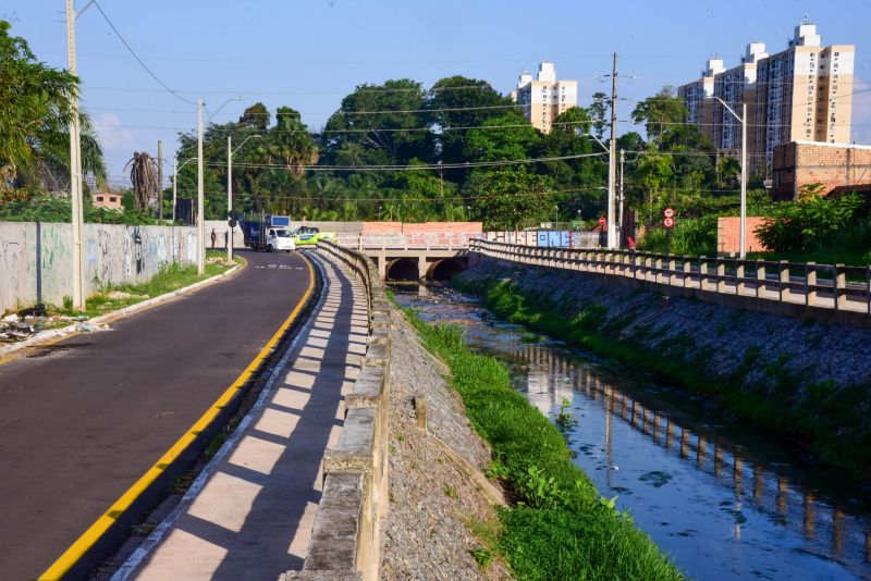 Entrega da primeira etapa da Macrodenagem do canal 40 Horas na Cidade Nova Vll