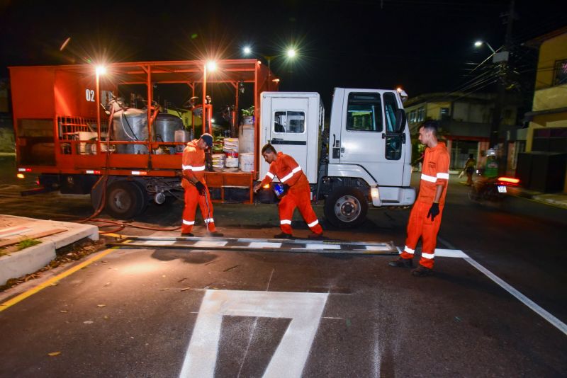 Sinalização na We 53 na Cidade Nova IV