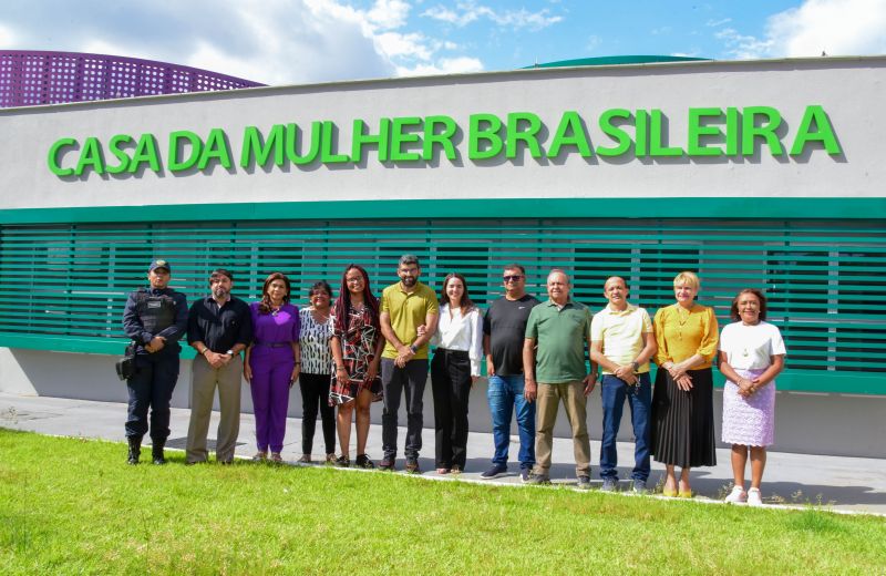 Visita tecnica da representante do Ministério da Mulher Tamires Sampaio, na Casa da Mulher Brasileira em Ananindeua