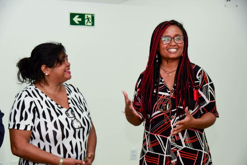 Visita tecnica da representante do Ministério da Mulher Tamires Sampaio, na Casa da Mulher Brasileira em Ananindeua